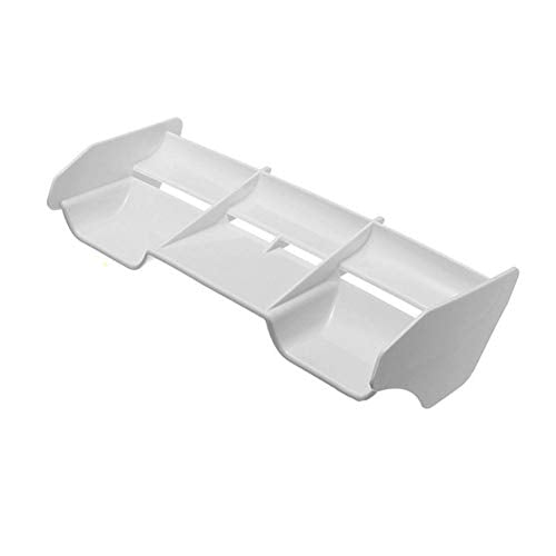 RC Car 1:8 Scale Accessories Rear Spoiler Tail Wing for 1/8 Models RC Off-Road Buggy Car (White) - color: White