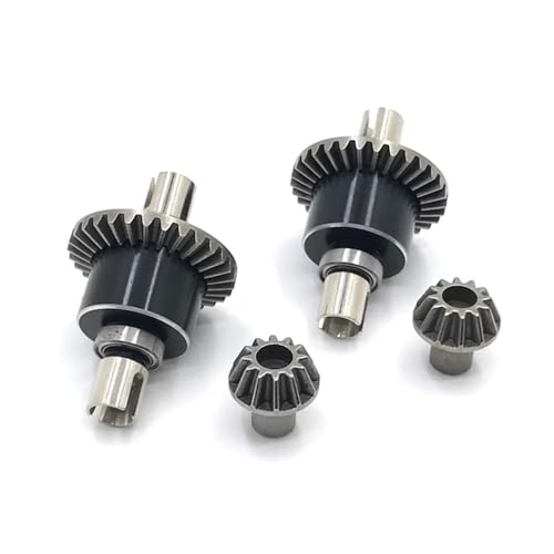 Metal Differential Gear Assembly for 1/14 144010 144001 144002 & 1/12 124016-124019 RC Cars – CNC Machined Replacement Drivetrain Part(2pcs) - color: 2pcs