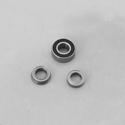 24Pcs RC Car Ball Race Bearing Upgrade Bearing Set Replacement Part 5x11x4mm 2RS 5x8x2.5mm ZZ 5x8x2.5mm Flanged Compatible with T-Amiya MF-01X