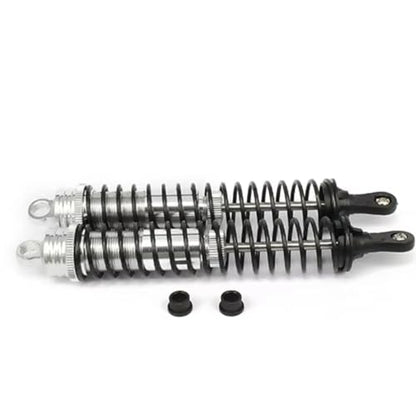 RC Car Shock Absorber Compatible With Hsp For Hpi For Losi For Axial 1/8 Rc Car For Buggy Truck Parts Oil Adjustable 140mm Aluminum Shock Absorber Damper(Silver) - size: Silver