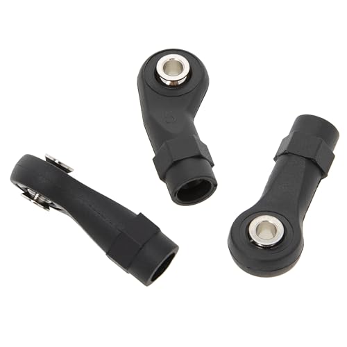 MEUS RACING 100Pcs M4 Plastic Rod Ends Nylon Link Ball Ends for 1/10 SCX10 TRX4 RC Car Upgrade Parts (Section B)