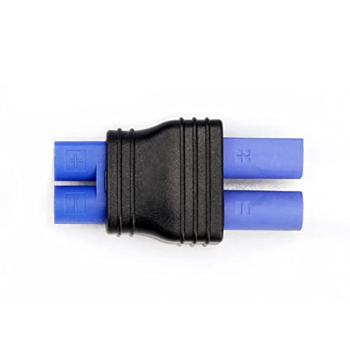 2 Pcs Ec3 Male Plug to Ec5 Female Connector Plug Adapter | for RC Lipo Battery Ec3 Plug to Ec5 Connection(2 Pack Ec3-Ec5) - style: EC3 male - EC5 female