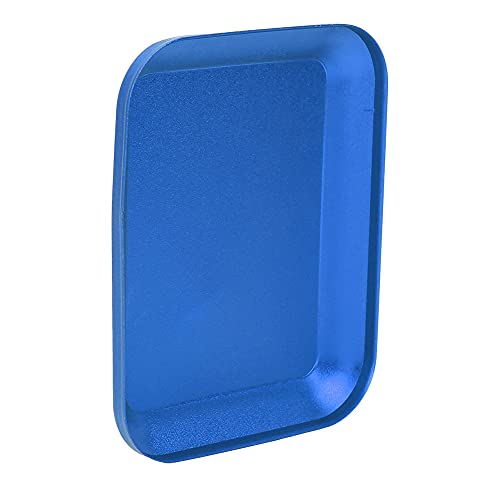 RC Screw Tray Magnetic Parts Holder Small Screw Organizer Storage Tray with Aluminum Alloy for Fuel Vehicle Parts Tools (Blue) - color: Blue