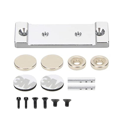 RCAWD for 1/24 Axial SCX24 Upgrades Magnets Body Post, Body Mount Aluminum Parts for AXI90081 AXI00001 AXI00002 AXI00005 AXI00006 Silver - color: Silver