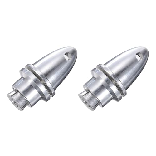 MECCANIXITY RC Plane Airplane Spinners Propeller Adapter, 2mm Extrusion Propeller Adapter Saver for Shaft Brushless Motor Speed Controllers, Pack of 2 - size: 2mm