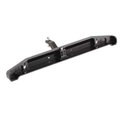 RC Crawler Rear Bumper, Metal RC Bumper, RC Rear Bumper with Lights and Tow Hook for Axial SCX10II 90046 Remote Control Car