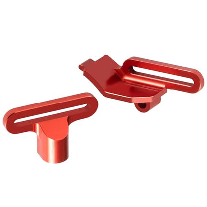 Battery Holder Mount Hold-Down for Tra-xxas 1:16 Mini Maxx 4WD XRT | VXL-3S Monster Truck Upgrades Red Aluminum Alloy - color: Red
