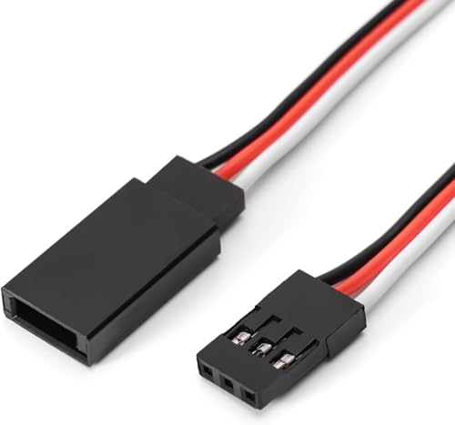 2sets 3Pin Magnetic Snap-on JR Extension Cable for RC Cars Models,Trucks Robotics DIY Electronics,Remote Control lamp Group Magnetic Suction Extension Cable,Quick disassembly Connector (20cm-2 Sets) - size: 20cm-2 sets