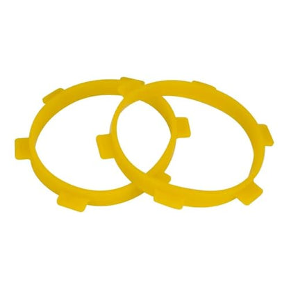 RC Tire Glue Bands Tool Compatible with 1/8 Off-Road Buggy and 1/10 Short-Course Stadium Compatible Glueing Solution(Yellow 2PCS)