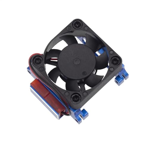RC Spare Part Compatible with Slash for Stampede for Rustler for VXL for Traxxas 3s 1/10 RC Cars Parts Aluminum ESC Radiator Fan for 3340 Cooling System