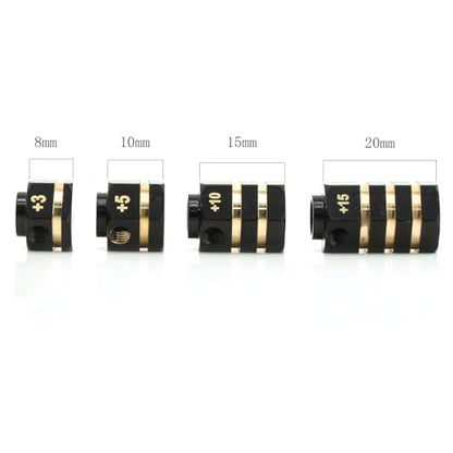 12MM RC Brass Hex Extension Adaptor Compatible for Traxxas TRX4 TRX6 Upgrades Parts Counterweight 15mm Extended Wheel Hex Hubs Extenders Spacer - color: 15mm