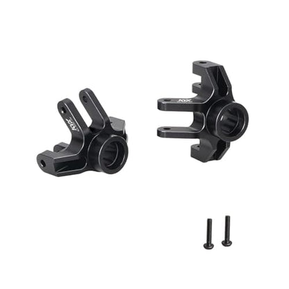 KYX Racing Aluminum Steering Spindle Black Upgrades Parts Accessories for 1/18 RC Car LOSI Mini LMT 4X4 Monster Truck