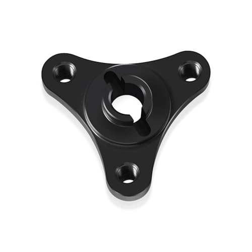 Aluminum Alloy 7075 Slipper Clutch Eliminator, Black | Compatible with Tra-xxas E-Maxx E-Revo Summit T-Maxx 3.3 Revo 3.3 1/10, RC Car, Upgrade Parts - color: Black