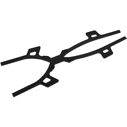 Adjustable LCG Chassis Carbon Fiber Frame Rails for 1/10 RC Crawler Axial SCX10 & SCX10 II 90046 90047 86100 Lower Center of Gravity Upgrade Parts