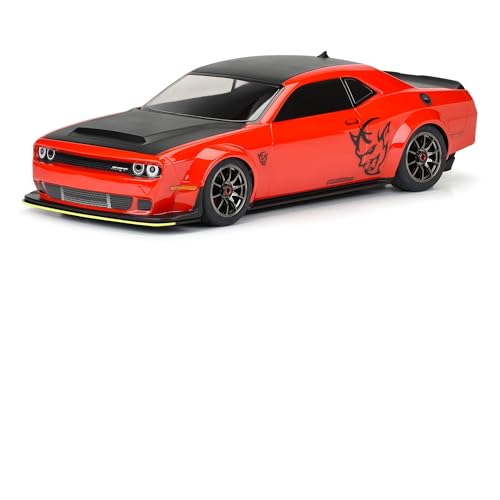 PROTOform Dodge Challenger SRT Demon Clear Body for ARRMA RC Infraction Car, PRM158600