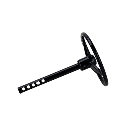 Aluminum Universal RC Steering Wheel for 1/10 Scale RC Crawler Car Axial SCX10 TRX4 D90 D110 Interior Accessories (Black) - color: Black