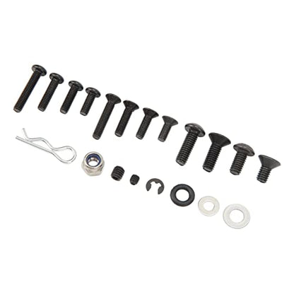 522-Piece RC Car Screws Kit, Stainless Steel Hardware Set with M3 M4 Nuts, Gaskets, Screws, Hex Wrench for 1/8 1/10 RC Cars, Organized Storage Box