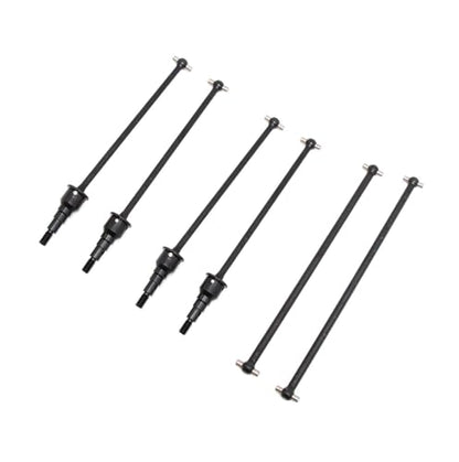 RC Car Drive Shafts for Losi for Lasernut U4 1/10 Transmission Axles for Rock Racer Buggy RC Car Upgrade Parts Metal Front Rear Drive Shaft Dogbone Accessories