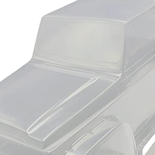 RC Car Clear Body Shell, 1/10 Scale 300mm Wheelbase Unpainted with Stickers, for SCX10 MST Crawler RC4WD TF2