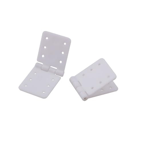 30PCS White 24x12 Remote Control Aircraft Hinges Nylon Hinge for RC Airplane Model Airplane Parts Fixed Wing Model
