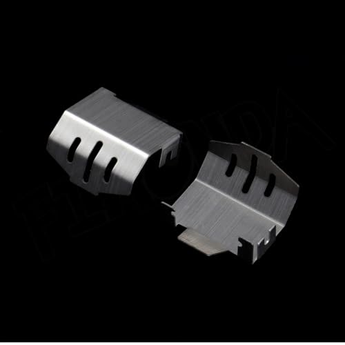 5PCS TRX4 Stainless Steel RC Skid Plate,RC Chassis Armor Protector Plate Protection for Traxxas TRX-4 82056-4 1/10 RC Crawler Car Upgrade Parts