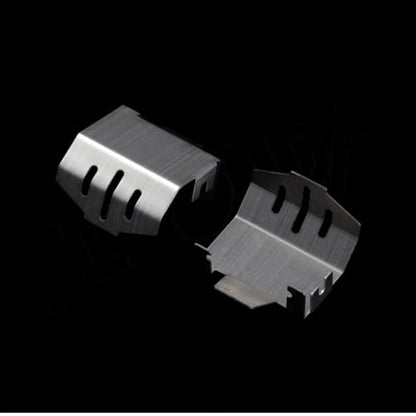 5PCS TRX4 Stainless Steel RC Skid Plate,RC Chassis Armor Protector Plate Protection for Traxxas TRX-4 82056-4 1/10 RC Crawler Car Upgrade Parts