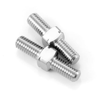 RCHUBAM 2PCS RC Turnbuckles Camber M3 Link Rod for 1/10 TRX-4 Slash 4X4 | 1 Pairs 14mm-50mm Suspension Rod,Alloy Steering Linkage Tie Rods - style: 15mm