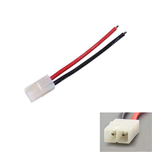 3 Pairs Compatible with Tamiya Plug Battery Connector Male and Female Adapter Cable with 20cm 14awg Silicone Wire