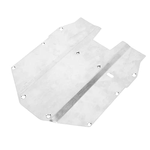 RC Car Front and Chassis Skid Plate Armor, Stainless Steel Guard Armor Plate for Durability and, Compatible with YIKONG DF7 1/7 Short Truck