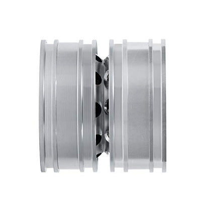 QUE-T 4pcs Aluminum Rear Wheel Hubs Rims for 1/14 Tamiya Tractor Climbing Trailer RC Car Upgrade Parts