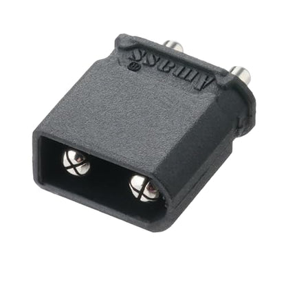 ELFCULB 10pcs Amass XT30UPB-M Connectors, XT30 Upgrade Male Power Connectors for Mini UAV, RC and Robotics Applications (Black) - color: 10pcs XT30UPB