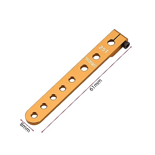 4PCS Aluminum 25T Servo Arms Horns for RC Futaba All 1/10 Model Car