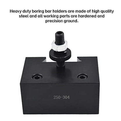 Heavy Duty Boring Holder CXA 250-304, Quick Change Heavy Duty Boring Bar Tool Post Holder - size: CXA 250-304
