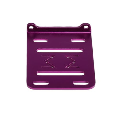 CNC Aluminum Accessory Tray Electronic Battery ESC Holder for 2Low Transmission 1/10 RC Crawler Comp Builds LCG Chassis Upgrade(Purple)