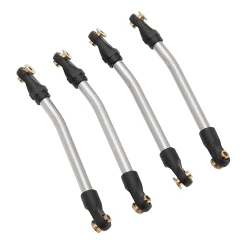 MEUS Racing AX24 Links Metal High Clearance Chassis Links & Steering Links Set for Axial AX24 XC-1 1/24 RC Crawler Car(Aluminum Alloy)