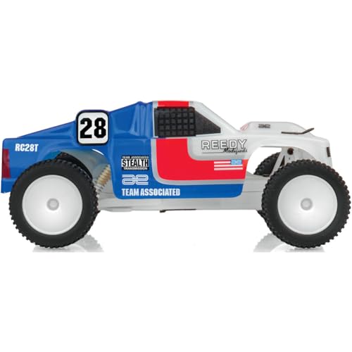 Team Associated 20167 RC28T Zoom RTR Mini Electric Off-Road RC Truck 2.4GHz Ready to Run with USB-C Charging
