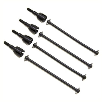 Rc Parts Compatible with HSP 94111 94108 94170 1/10 RC Car Parts 4Pcs Steel Dogbone Drive Shaft Wheel Axle Replacement 08029 02033