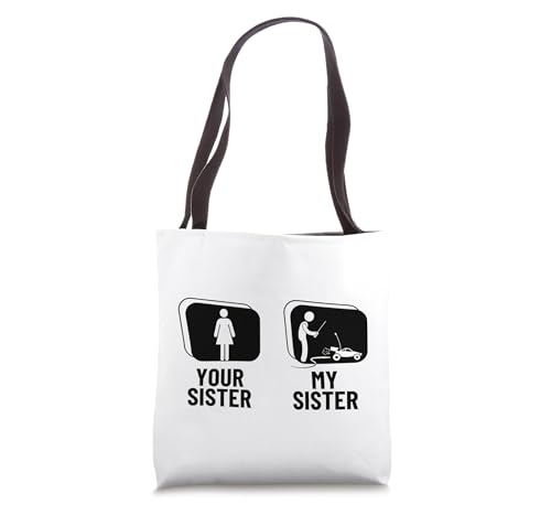 Remote Control Racing Your Sister My Sister Brother RC Cars Tote Bag