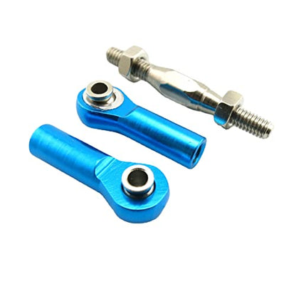Aluminum Alloy RC Turnbuckle Rod Steering Linkage Servo Link Pull Rod Ends Connector - color: No. 2 Pull Rod