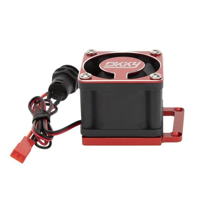 DKKY Sledge 1/8 RC Car 4028 Motor Cooling Fan Heatsink with 21000 RPM for Traxxas Sledge 1/8 Scale 4WD Monster Trcuck (Red)