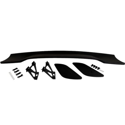 57 Inch Universal Rear Trunk Spoiler Wing Car Spoiler GT Wing Matt Black | ABS Racing Adjustable Rear Spoiler Wing Compatible with Sedan Coupe Hatchback Chevrolet Chevy Hyundai Camaro Lexus Dodge - color: Matt Black