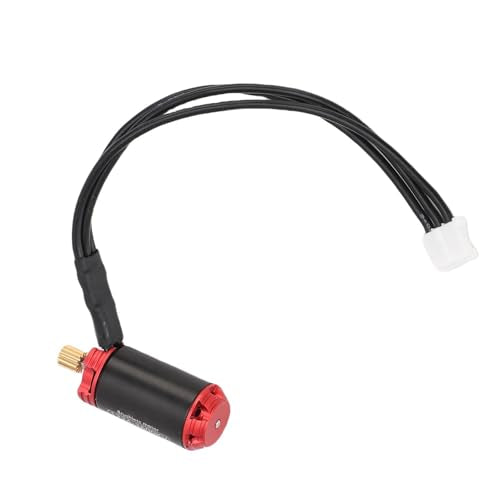 RC Brushless Motor, Aluminum Alloy 1224 3600KV Outrunner Motor for Axial SCX24 RC Cars, High Efficiency, Quiet Operation, for 1/18 and 1/24 Crawler