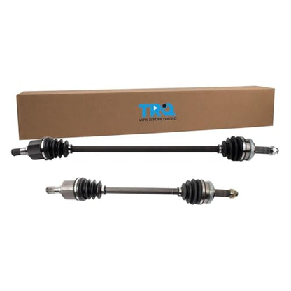 TRQ Front Left and Right CV Axle Assembly Set 2 Piece Compatible with 2011-2012 Hyundai Elantra GLS Manual Transmission 2013-2016 Elantra Manual Transmission 2014-2017 GT - style: CSA36018