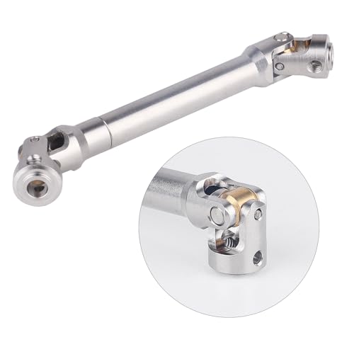 2pcs Hobbyfire 1/10 RC Crawler Drive Shafts Stainless Steel Universal Joint Driveshaft for Axial SCX10 II III Traxxas TRX4 Redcat Gen8 Gen7 Element Upgrades Parts(102-145mm) - style: 102-145mm