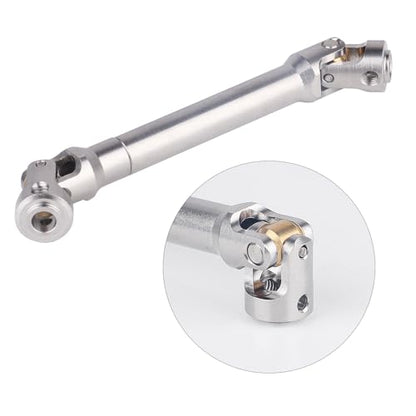 2pcs Hobbyfire 1/10 RC Crawler Drive Shafts Stainless Steel Universal Joint Driveshaft for Axial SCX10 II III Traxxas TRX4 Redcat Gen8 Gen7 Element Upgrades Parts(102-145mm) - style: 102-145mm