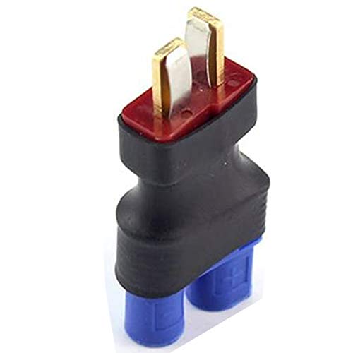 4pcs RC LiPo Battery Connector Adapter Compatible with EC3 to T Male Female Connectors ESC Charger