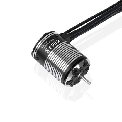 XC E3652 Sensored Brushless Motor for RC Car,2-3S Lipo,IP67 Water Proof,Applicable to:1/10 On-Road,Off-Road,Short Course(Light Load) (4100KV) - style: 4100KV