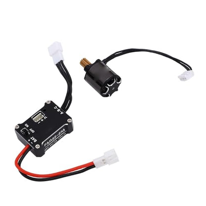 RC Brushless Motor ESC Combo, 25A 1212 3500KV Sensored Motor for 1/24 RC Cars, Powerful 1212 3500KV Motor & ESC Set