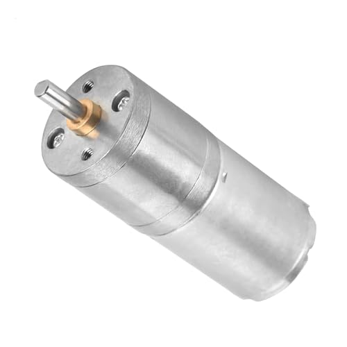 12V Mini DC Motor, 500RPM Micro Electric Gear Motor Metal Reversible High Torque Speed Reduction Shaft 25mm for PCB DIY RC Car Robot Model Drive Electric Drill Gear Box(500RPM) - size: 500RPM