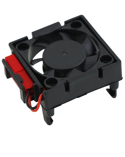 VXL-3s ESC Motor Cooling Fan Upgrades Part for 1/10 Slash/Rustler/Stampede VXL 4X4 2WD, High Velocity Fan Heatsink Hops Up,Replace #3340,Black - color: Black/for 2wd4wd